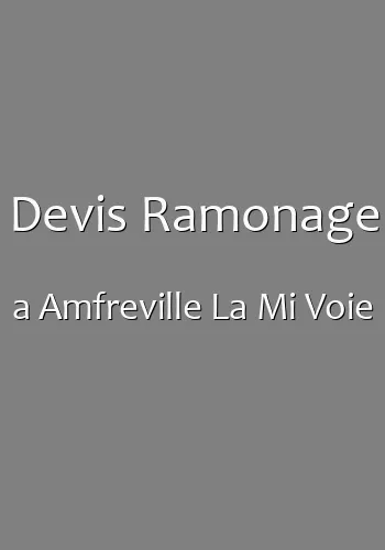 Devis Ramonage a Amfreville La Mi Voie