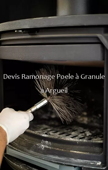 Devis Ramonage Poele à Granule a Argueil