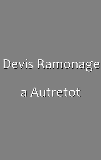 Devis Ramonage a Autretot
