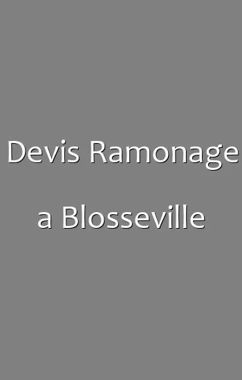 Devis Ramonage a Blosseville