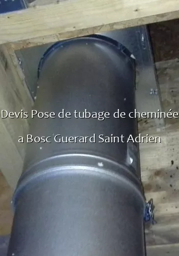 Devis Pose de tubage de cheminée a Bosc Guerard Saint Adrien