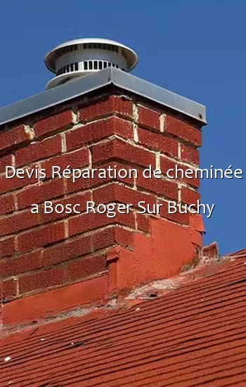 Devis Réparation de cheminée a Bosc Roger Sur Buchy
