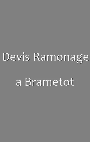 Devis Ramonage a Brametot