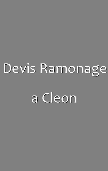 Devis Ramonage a Cleon