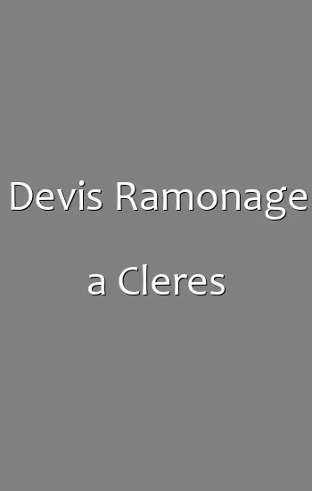 Devis Ramonage a Cleres