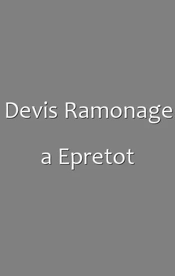 Devis Ramonage a Epretot