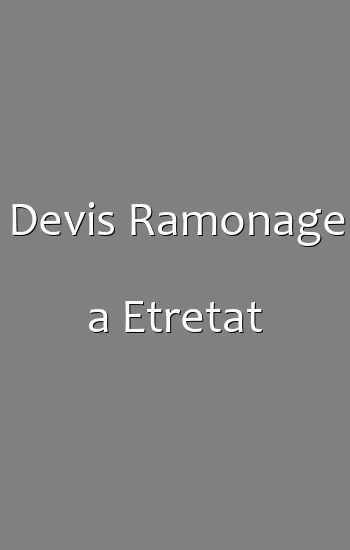 Devis Ramonage a Etretat
