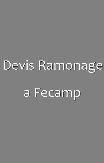 Devis Ramonage a Fecamp