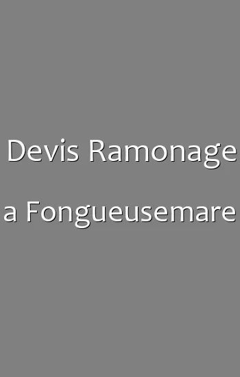 Devis Ramonage a Fongueusemare