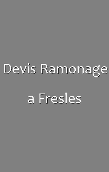 Devis Ramonage a Fresles