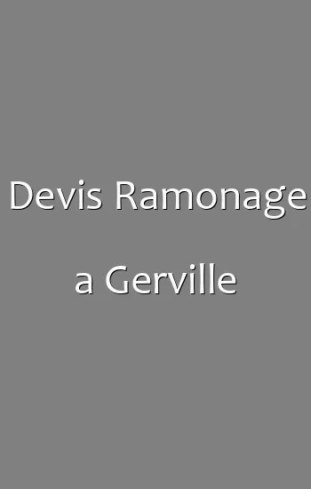 Devis Ramonage a Gerville