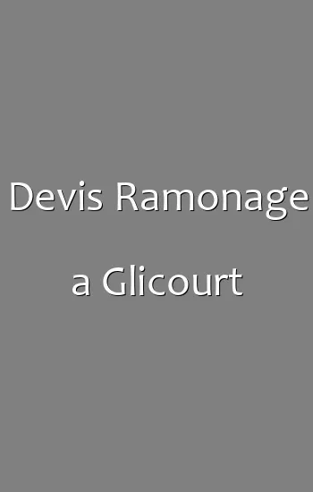 Devis Ramonage a Glicourt