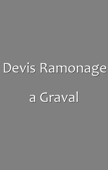 Devis Ramonage a Graval