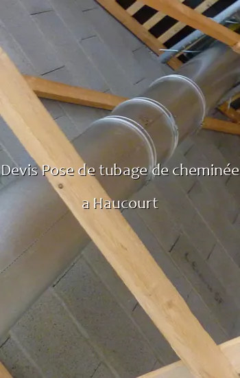 Devis Pose de tubage de cheminée a Haucourt