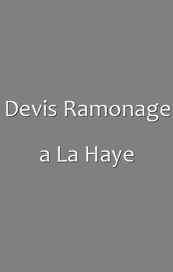 Devis Ramonage a La Haye
