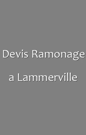 Devis Ramonage a Lammerville