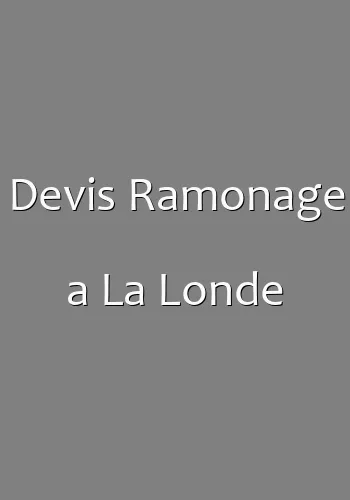 Devis Ramonage a La Londe