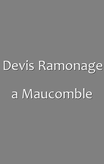 Devis Ramonage a Maucomble