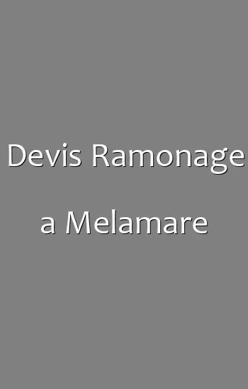Devis Ramonage a Melamare