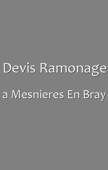 Devis Ramonage a Mesnieres En Bray