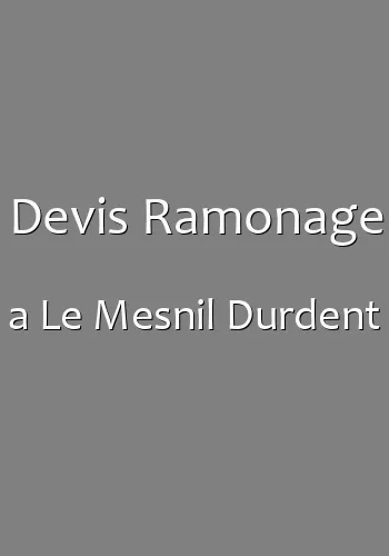 Devis Ramonage a Le Mesnil Durdent