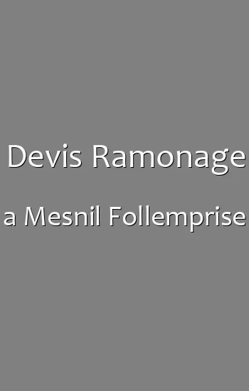 Devis Ramonage a Mesnil Follemprise