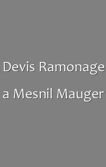 Devis Ramonage a Mesnil Mauger