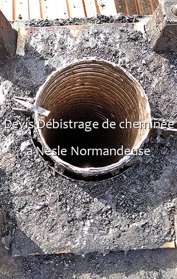 Devis Débistrage de cheminée a Nesle Normandeuse