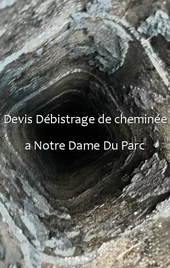 Devis Débistrage de cheminée a Notre Dame Du Parc