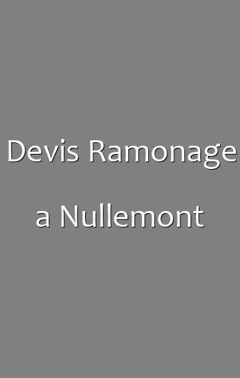 Devis Ramonage a Nullemont
