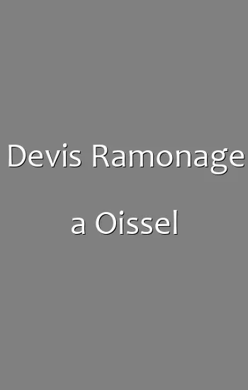 Devis Ramonage a Oissel