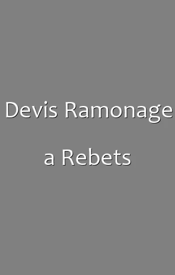 Devis Ramonage a Rebets