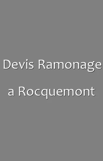 Devis Ramonage a Rocquemont