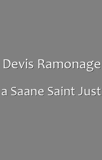 Devis Ramonage a Saane Saint Just