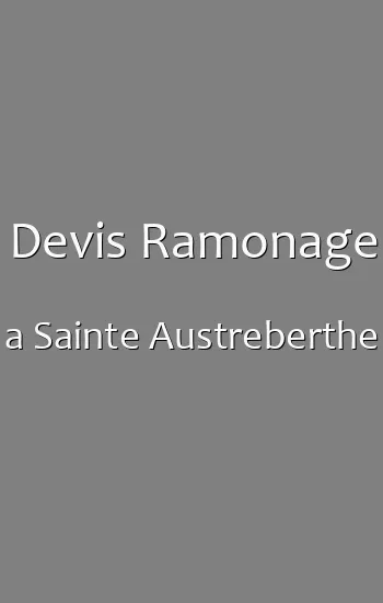 Devis Ramonage a Sainte Austreberthe