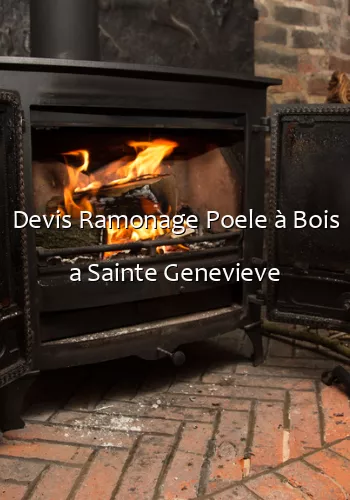 Devis Ramonage Poele à Bois a Sainte Genevieve
