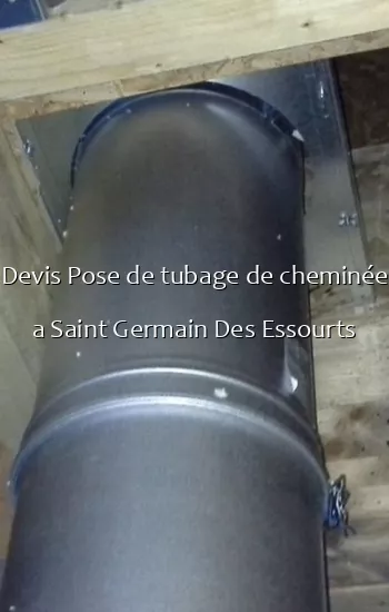 Devis Pose de tubage de cheminée a Saint Germain Des Essourts