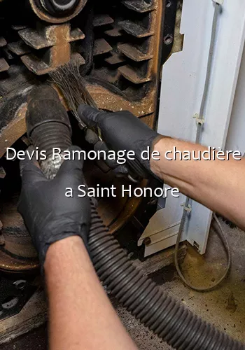 Devis Ramonage de chaudière a Saint Honore