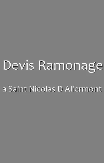 Devis Ramonage a Saint Nicolas D Aliermont
