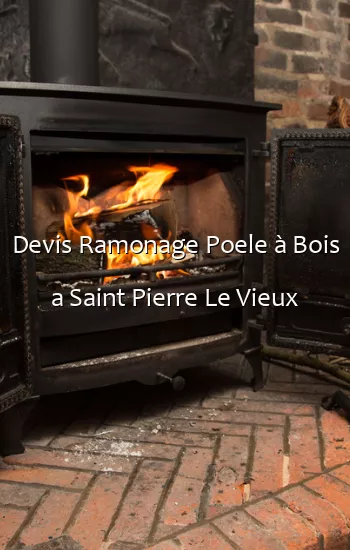 Devis Ramonage Poele à Bois a Saint Pierre Le Vieux