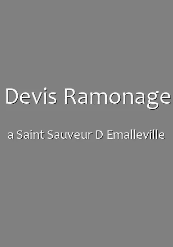 Devis Ramonage a Saint Sauveur D Emalleville