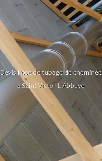 Devis Pose de tubage de cheminée a Saint Victor L Abbaye