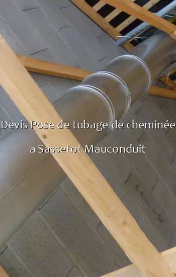Devis Pose de tubage de cheminée a Sassetot Mauconduit