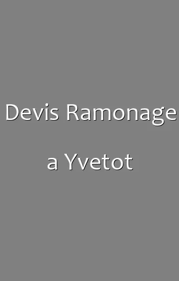 Devis Ramonage a Yvetot